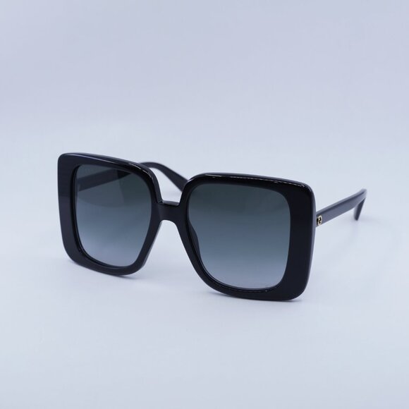 🕶️ New Gucci GG1314S 001 Sunglasses - Black Frame, Grey Gradient Lenses - Picture 3 of 10